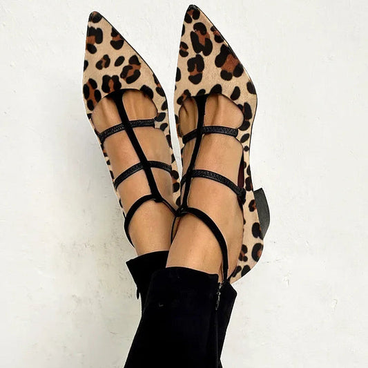 FRANCA | Zapatos de tacón con leopardo