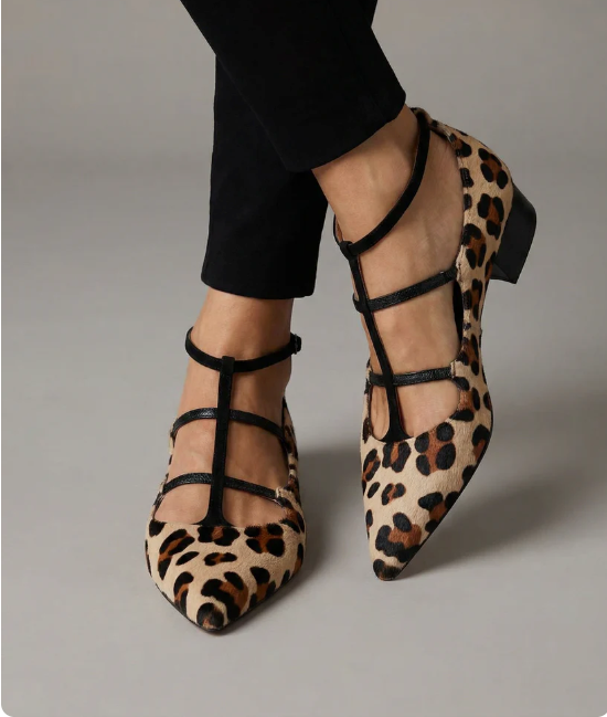 FRANCA | Zapatos de tacón con leopardo