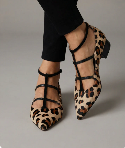FRANCA | Zapatos de tacón con leopardo