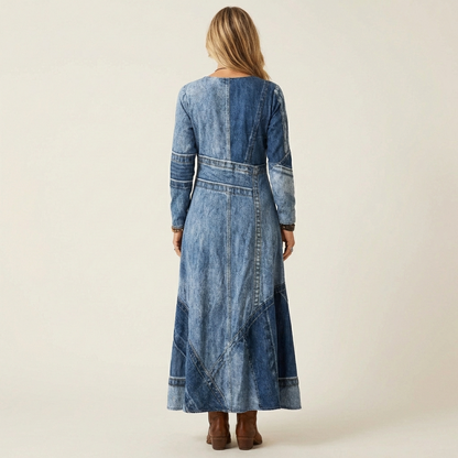 Adriana | Vestido Midi Vaquero Vintage