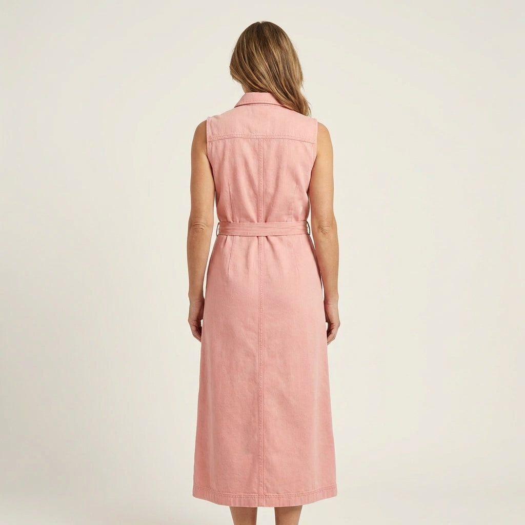 Georgina | Vestido Maxi de Denim
