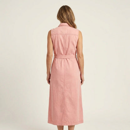 Georgina | Vestido Maxi de Denim