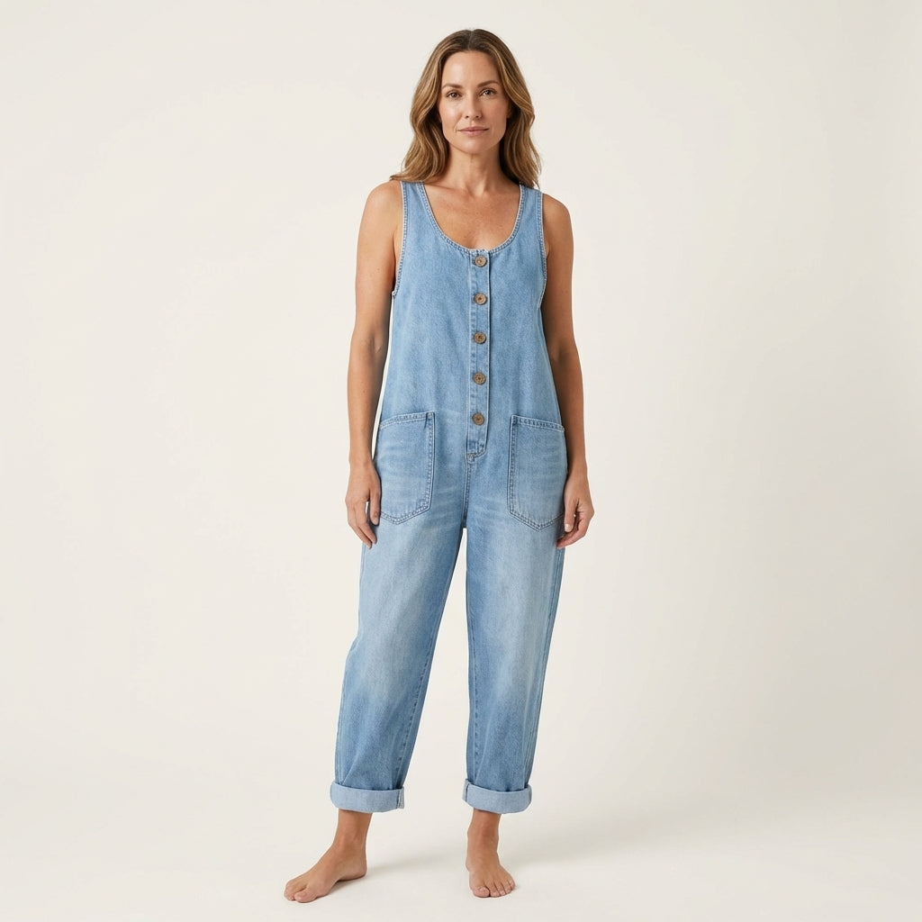 Liva | Mono con Tirantes de Botones