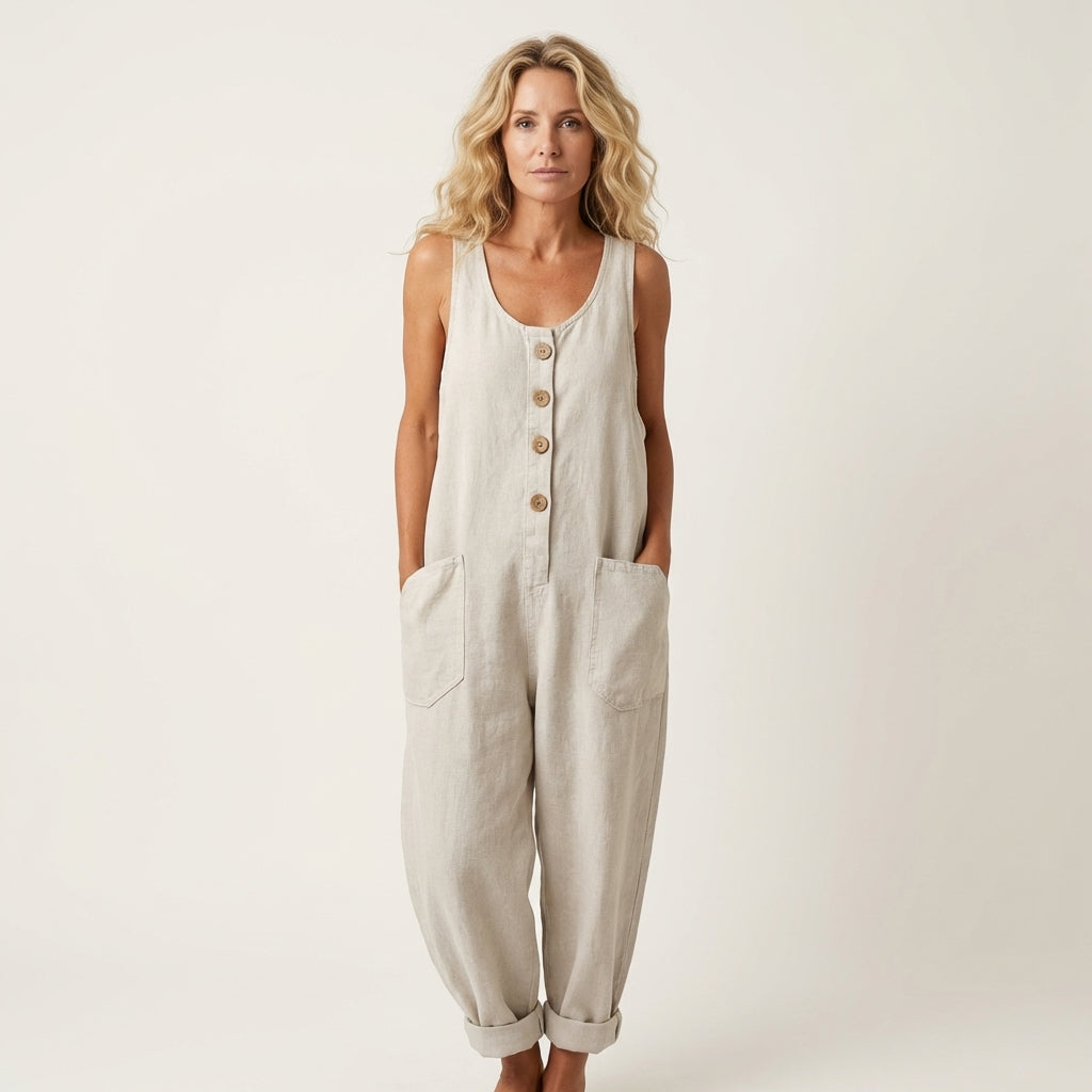 Liva | Mono con Tirantes de Botones
