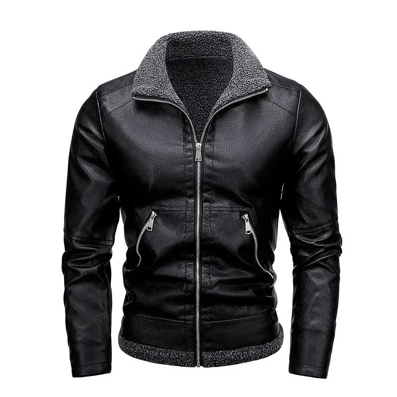 Samuele | Chaqueta de Piel con Interior Cálido