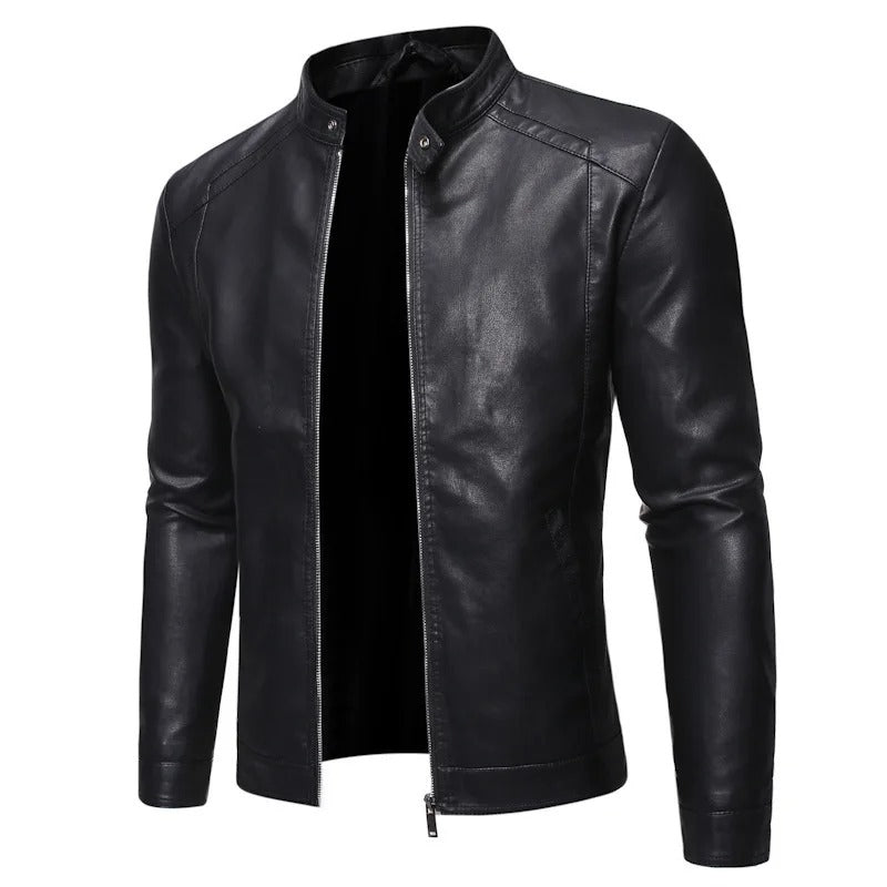 Gabriele | Chaqueta de Piel Cuello Alto