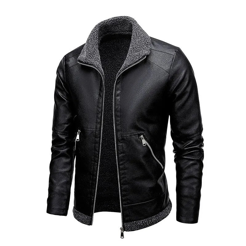 Samuele | Chaqueta de Piel con Interior Cálido