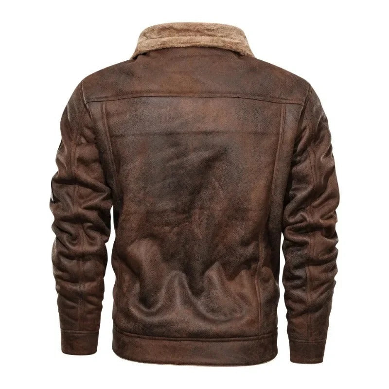 Nicolás | Chaqueta de Piel Forrada en Borreguito