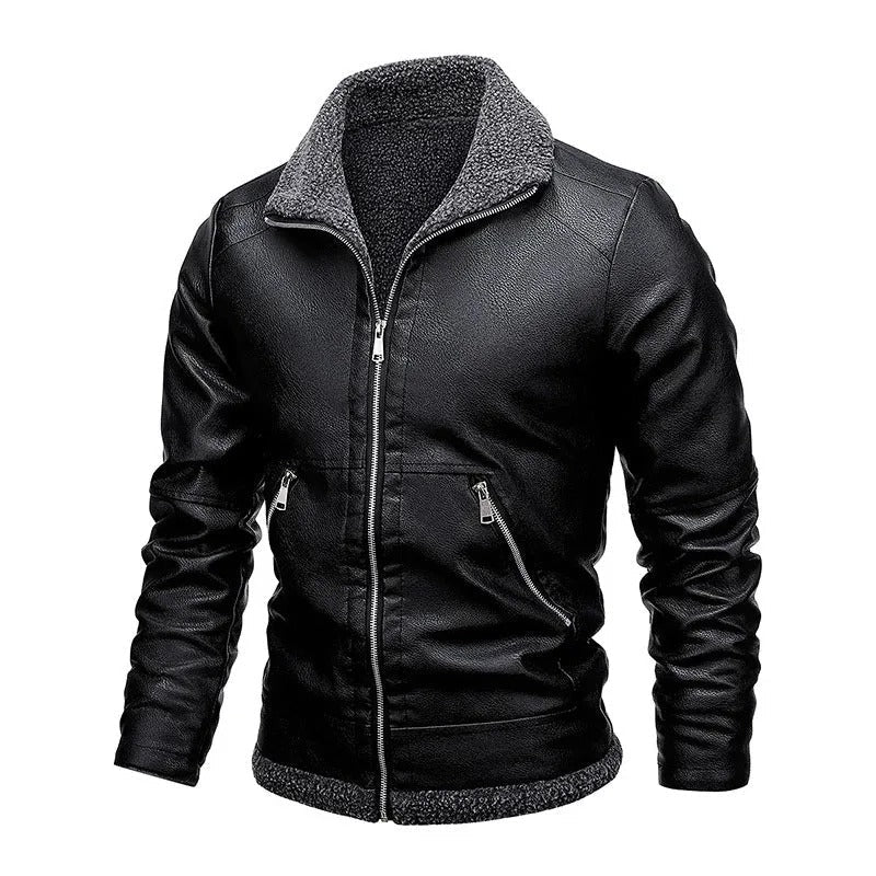 Samuele | Chaqueta de Piel con Interior Cálido