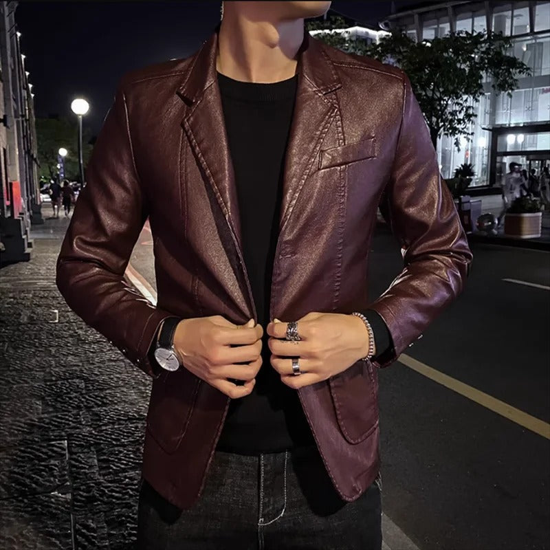 Jacopo | Chaqueta de Piel Business Casual