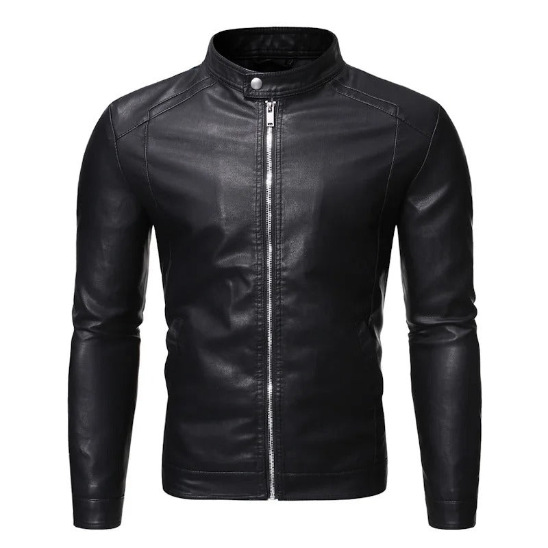 Gabriele | Chaqueta de Piel Cuello Alto