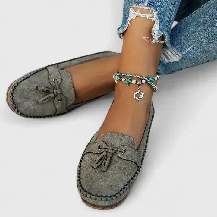MARIA | Mocasines cómodos con lazo