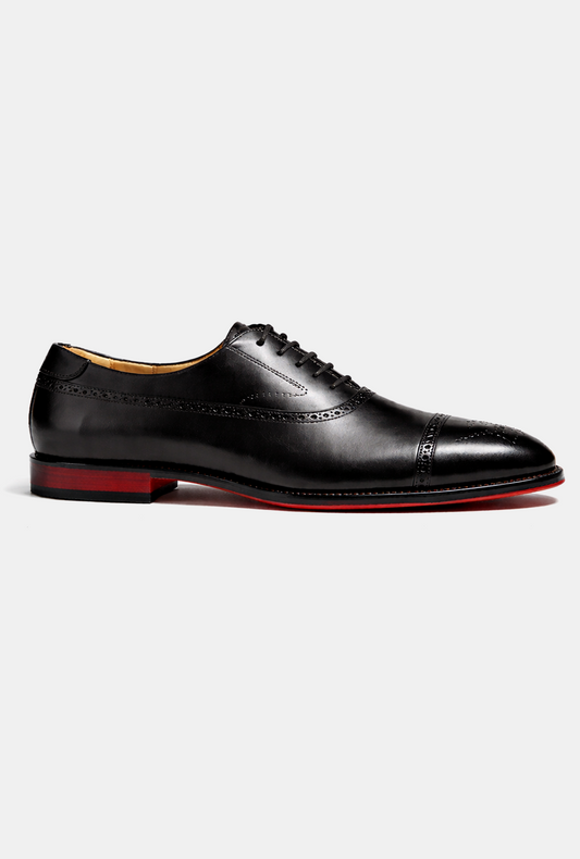 ARTURO | Zapatos Oxford Brogue con Suela Roja